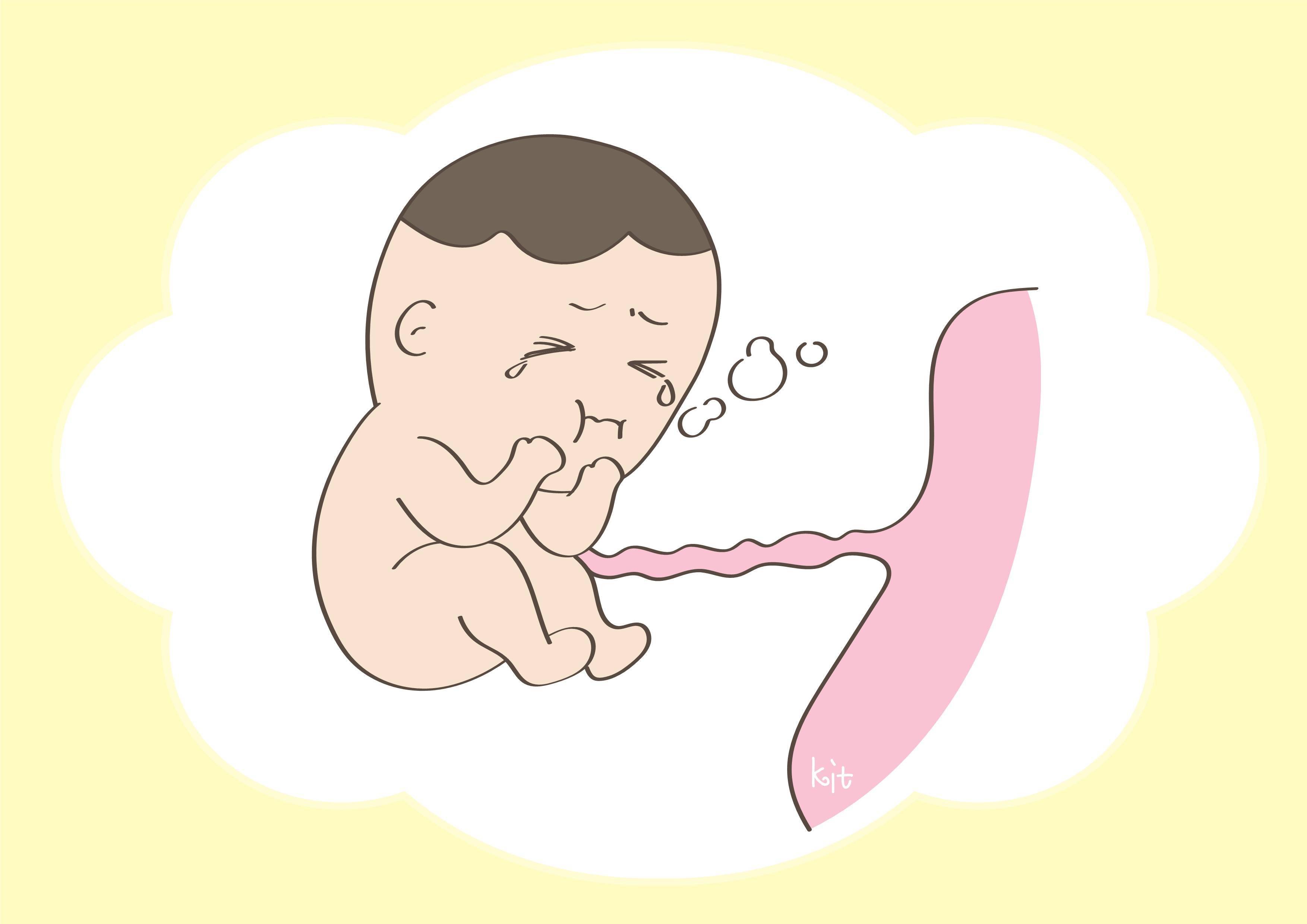 孕后期胎儿缺氧表现